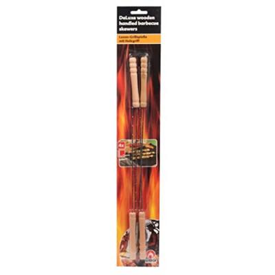 GENERIQUE Edco 871125245653&nbsp;38&nbsp;cm M&eacute;tal barbecue brochettes (lot de 4)