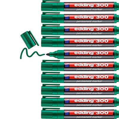 EDDING C/10 Rotulador  300 Verde Marcador Permanente - [Livre en VO]