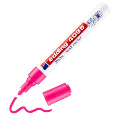 EDDING Marqueur craie  4095 Rose fluo 2-3 mm -  - couleur variant