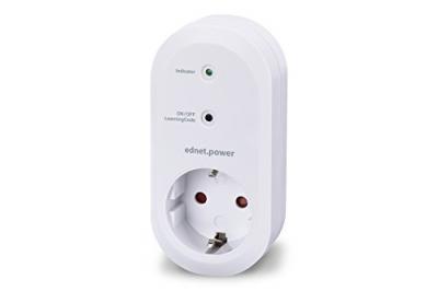 EDNET   prise &eacute;lectrique t&eacute;l&eacute;command&eacute;e. Power smart plug noir