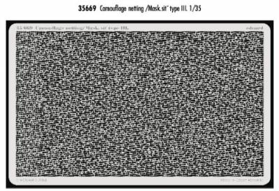 EDUARD Camouflage Netting / Tarnnetz Type Iii - 1:35e -  Accessories