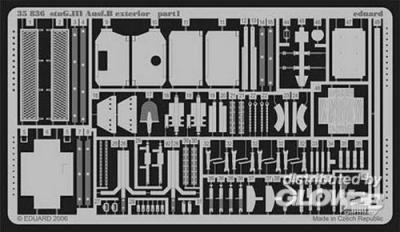 EDUARD  ext&eacute;rieur de StuG.III Ausf. B (pour Tamiya TA35281 maquettes)
