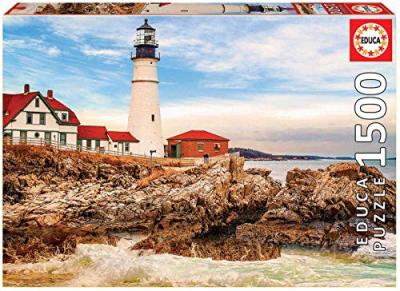 EDUCA  PUZZLE 1500 PHARE ET ROCHERS