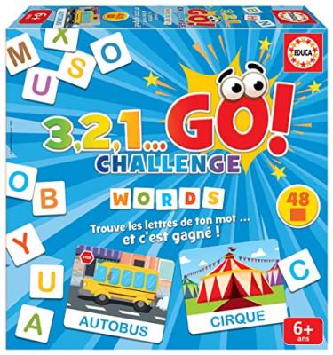 EDUCA Jeu classique  3,2,1 Go! Challenge Words