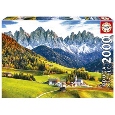 EDUCA  Borras 2000 Pieces Autumn In The Dolomites Puzzle Argent&eacute;