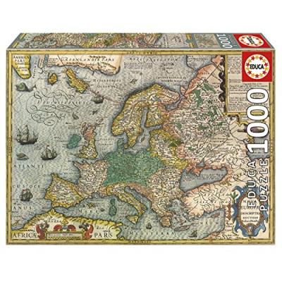  Carte d'europe - puzzle de 1000 pieces EDU8412668196247