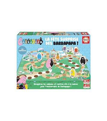 EDUCA BORRAS Jeu d&rsquo;ambiance Educa La f&ecirc;te surprise des Barbapapa