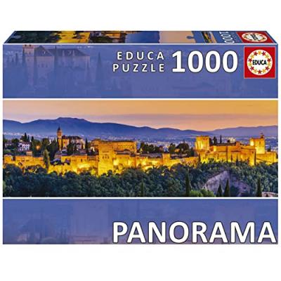 EDUCA BORRAS  1000 Pieces Alhambra Granada Puzzle Dor&eacute;
