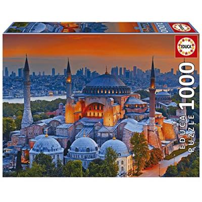 EDUCA  Borras 1000 Pieces Blue Mosque Istanbul Puzzle Multicolore