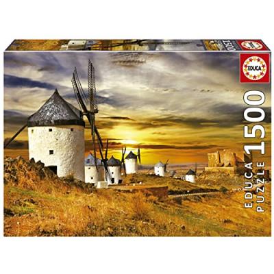 EDUCA Moulins a vent, consuegra - puzzle de 1500 pieces EDU8412668196186