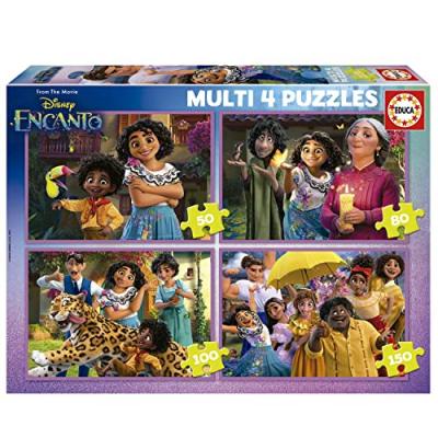  Multi 4 in 1 - disney encanto - 4 puzzles progressifs EDU8412668195813