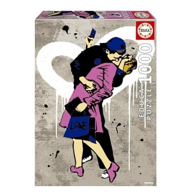 EDUCA Puzzle 1000 pi&egrave;ces : TV BOY THE KISS