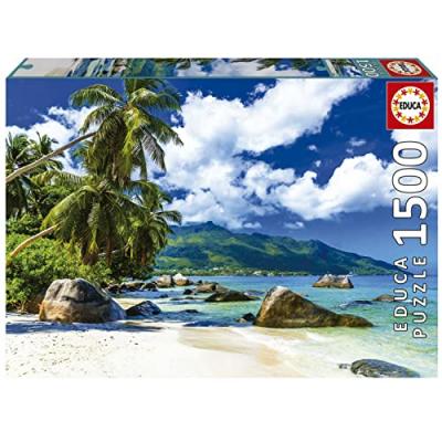  Educa Borras 1500 Pieces Pieces Seychelles Puzzle Clair