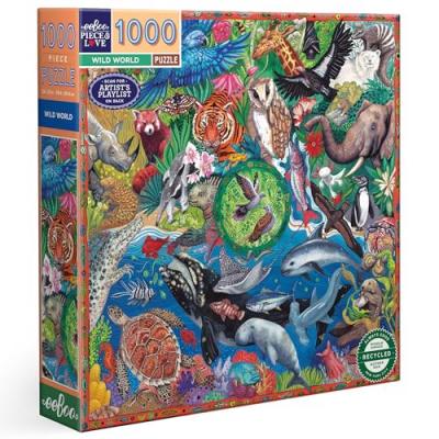 EEBOO Puzzle 1000 pi&egrave;ces  Wild World 