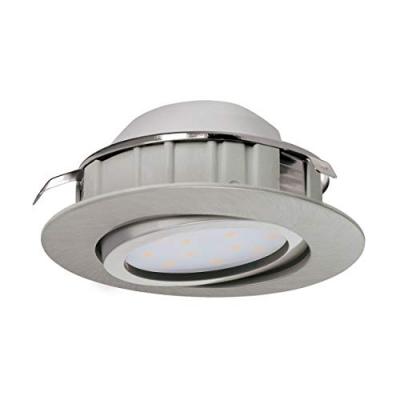 EGLO Pineda downlight encastr&eacute; ext&eacute;rieur led nickel satin&eacute;