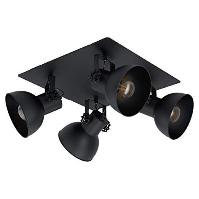 EGLO  Spot pour plafond Barnstaple noir &agrave; 4 lampes
