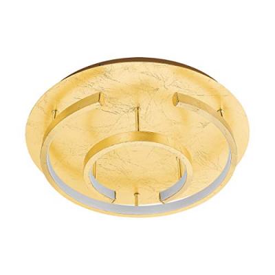 EGLO Pozondon semi plafonnier led int&eacute;gr&eacute; dor&eacute;