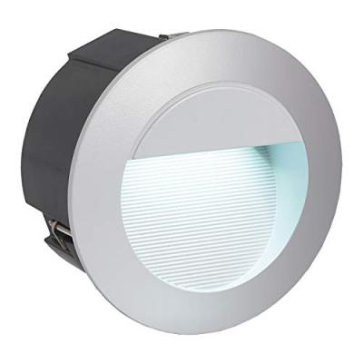 EGLO  zimba-led - applique murale ext&eacute;rieure encastr&eacute;e led argent ip44