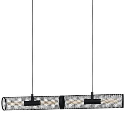 EGLO Lampe suspendue Redcliffe Noir l: 108 b: 12.5 h: 110cm Dimmable