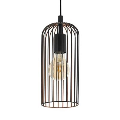  Roccamena Plafonnier Slim Pendant Noir, Cuivre