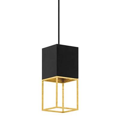 EGLO Montebaldo plafonnier slim pendant noir, dor&eacute;