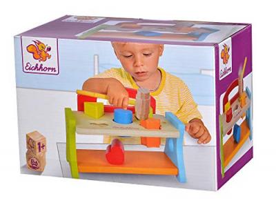 EICHHORN  - 100005090 - &Eacute;tabli avec marteau en Bois - 7 pi&egrave;ces