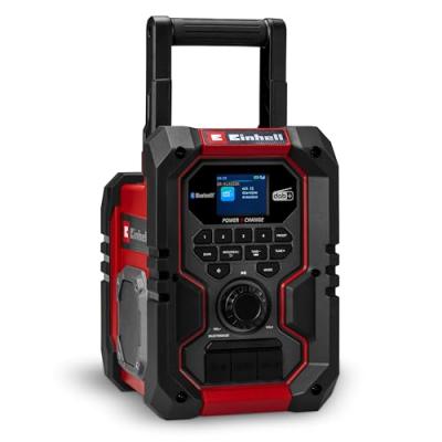 EINHELL  TE-CR 18 Li Radio sans fil DAB+ FM Bluetooth AUX USB rouge/noir 