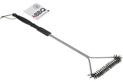 TRESICE Balayette M&eacute;tallique Avec Manche Pour Barbecue