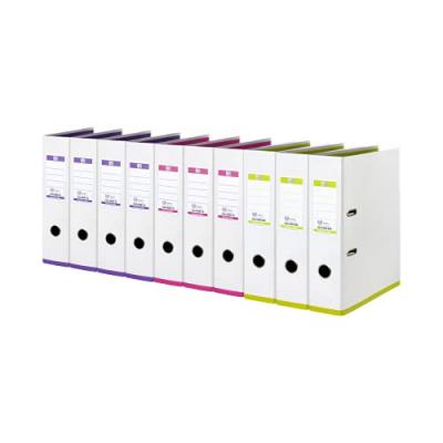 ELBA MODLING Classeurs &agrave; levier Mycolour - dos 80 mm - Coloris blanc - Lot de 10