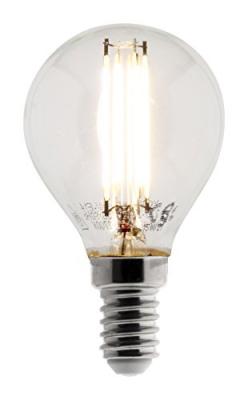 ELEXITY Ampoule D&eacute;co filament LED Sph&eacute;rique 4W E14 470lm 2700K (blanc chaud)
