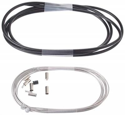 ELVEDES  Kit Freinage Gaines + Cables Complet Mixte Adulte, Noir