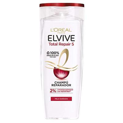 L OREAL PARIS Shampooing r&eacute;parateur elvive total repair 5 l'oreal make up (370 ml)