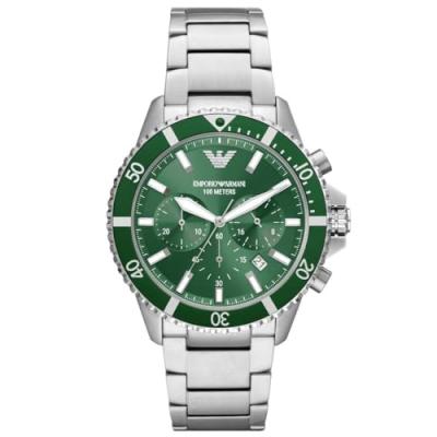 EMPORIO ARMANI Montre  Vert AR11500 Gris 
