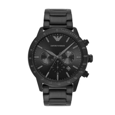 EMPORIO ARMANI Montre  AR11242 Bracelet Acier Noir Homme 