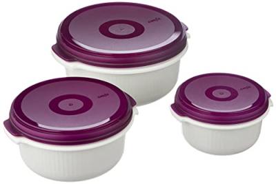 EMSA  Microfamily Starterset Mikrow. Bk 0,5/1/1,5 L, Brombeere