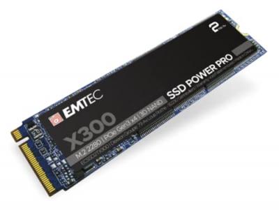 EMTEC X300 ecssd2tx300 2000 go ssd m.2 pci express 3.0 noir