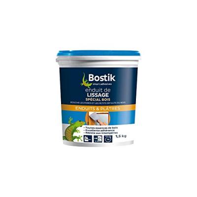 BOSTIK Enduit de lissage sp&eacute;cial bois - 1.5 Kg