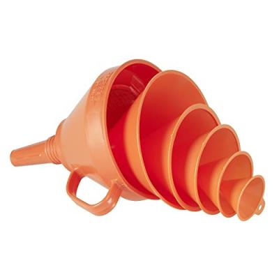 PRESSOL  02372 043 Jeu dentonnoirs 6 pi&egrave;ces 0.05 l, 1.2 l 160 mm