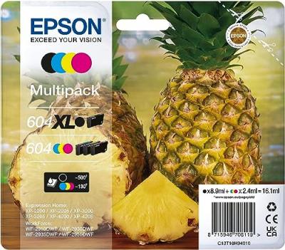 Pack epson 604 xl/604 - 4 cartouches C13T10H94010