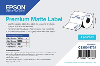 EPSON  Premium Matte 102mm x 152mm, 800