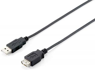 EQUIP  C&acirc;ble d'extension USB-A M&acirc;le vers USB-A Femelle 2.0 5m