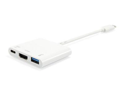 EQUIP  133461 station d'accueil USB 3.2 Gen 1 (3.1 Gen 1) Type-C Blanc