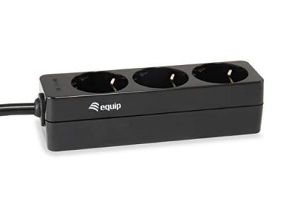 DIGITAL DATA COMMUNICATIONS Equip 333280 Electrical Strip 3 Ports Noir
