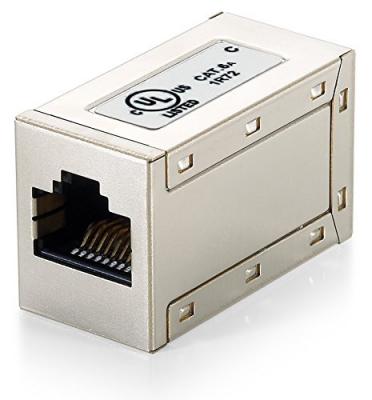 EQUIP  Rj45 Cat 6a Adapter Argent&eacute;