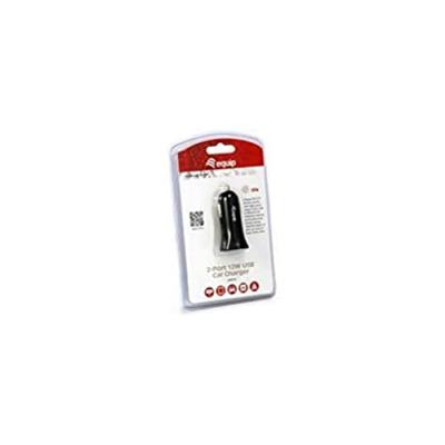 EQUIP  Chargeur de Voiture USB 2 Ports 12 W 5 V