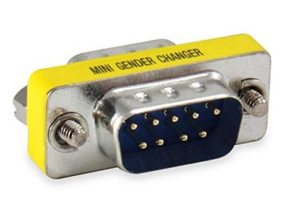 DIGITAL DATA COMMUNICATIONS Adaptateur DB9 m&acirc;le vers DB9 m&acirc;le - connecteurs en cuivre plaqu&eacute; or