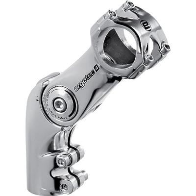 ERGOTEC Stem potence r&eacute;glable Octopus 2 28,6 / 90 / 25,4 mm Argent