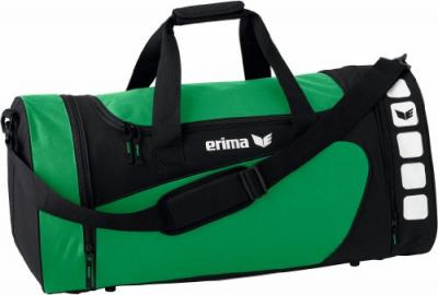 ERIMA  sac de sport Club 5 Line vert fonc&eacute; / noir 49,5 litres