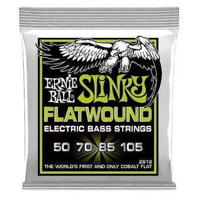 ERNIE BALL  2812 - Jeu De Cordes Basse Regular Slinky Flatwound- 50-105