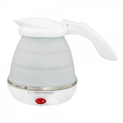  Bouilloire EKK023 - Blanc - Acier inoxydable - Plastique - 750 W - 0.5 L 